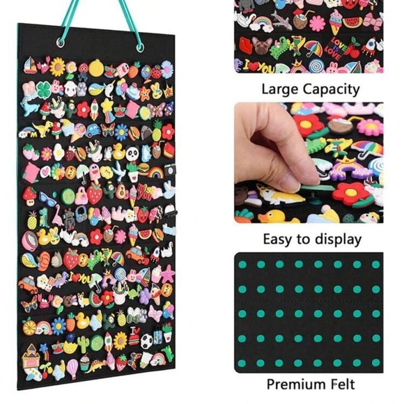 180 Slot Shoe Charm Holder Display Organizer - Picture 5 of 5